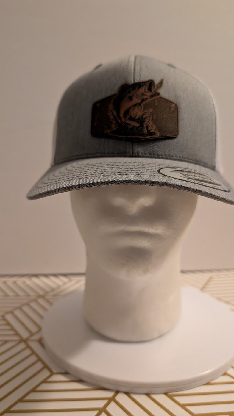 Jumping Large Mouth Bass Hat