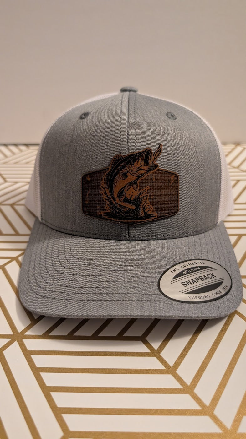 Jumping Large Mouth Bass Hat