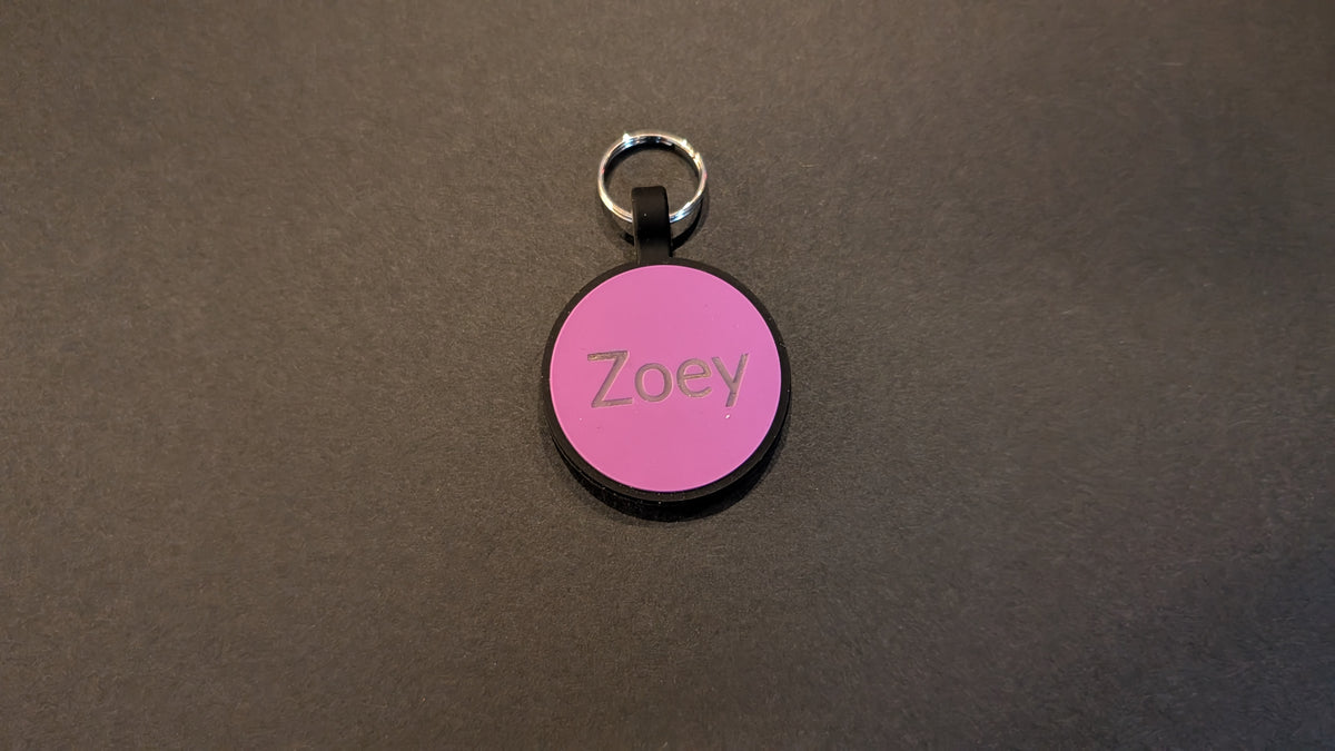 Custom Silent Silicone Pet ID Tag