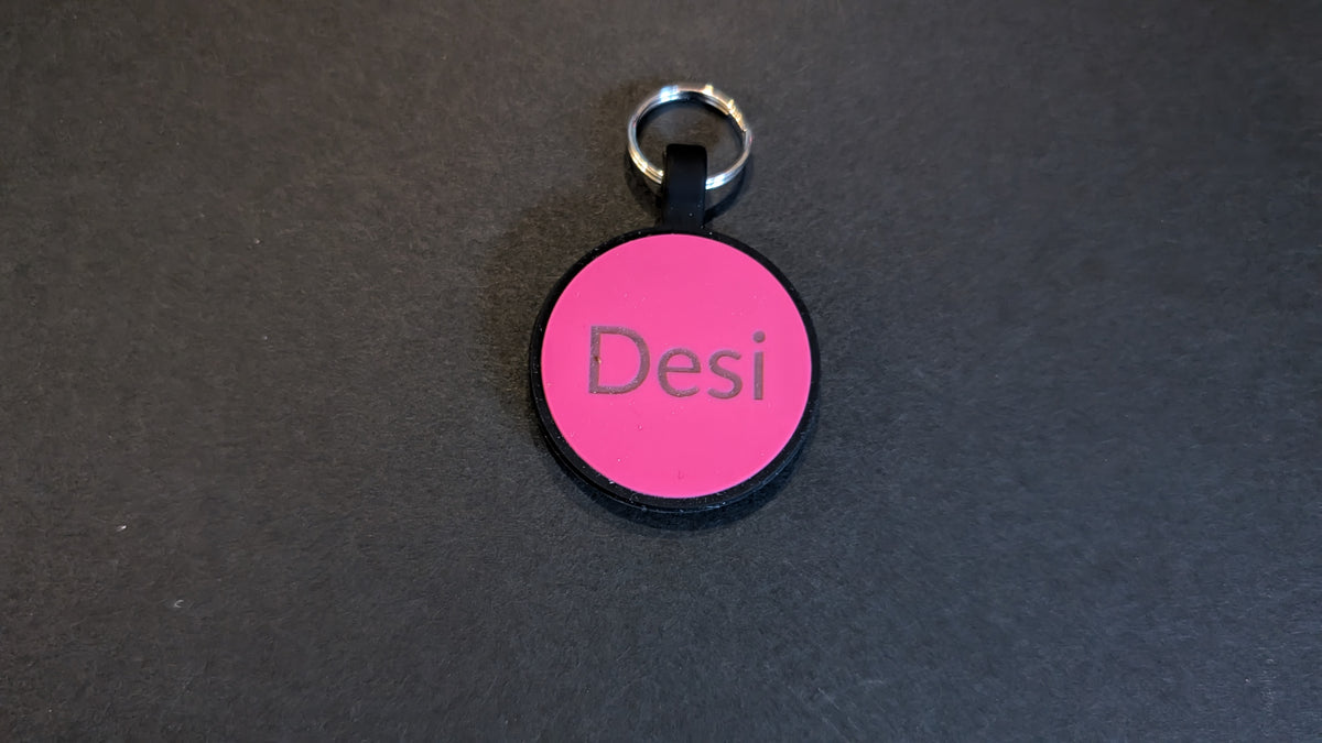 Custom Silent Silicone Pet ID Tag