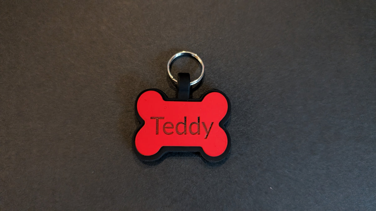 Custom Silent Silicone Pet ID Tag