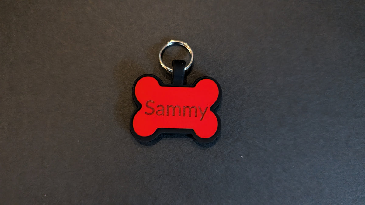 Custom Silent Silicone Pet ID Tag